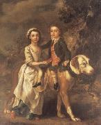 Thomas Gainsborough Portrait of Elizabeth and Charles Bedford Spain oil painting artist